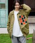 AOZORA BLUE HEAVEN(アオゾラ ブルー ヘヴン) |AOZORA ナイロンワッペンコーチJK -TATAMI shield- (MENS)