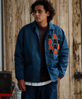 AOZORA BLUE HEAVEN(アオゾラ ブルー ヘヴン) |AOZORA ナイロンワッペンコーチJK -TATAMI shield- (MENS)