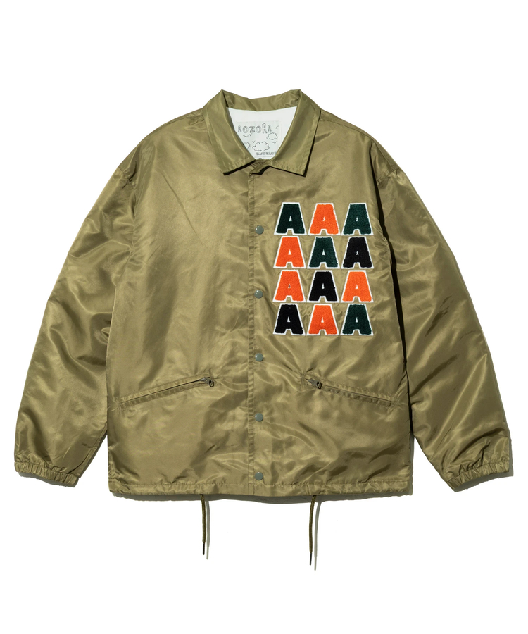 AOZORA BLUE HEAVEN(アオゾラ ブルー ヘヴン) |AOZORA ナイロンワッペンコーチJK -TATAMI shield- (MENS)