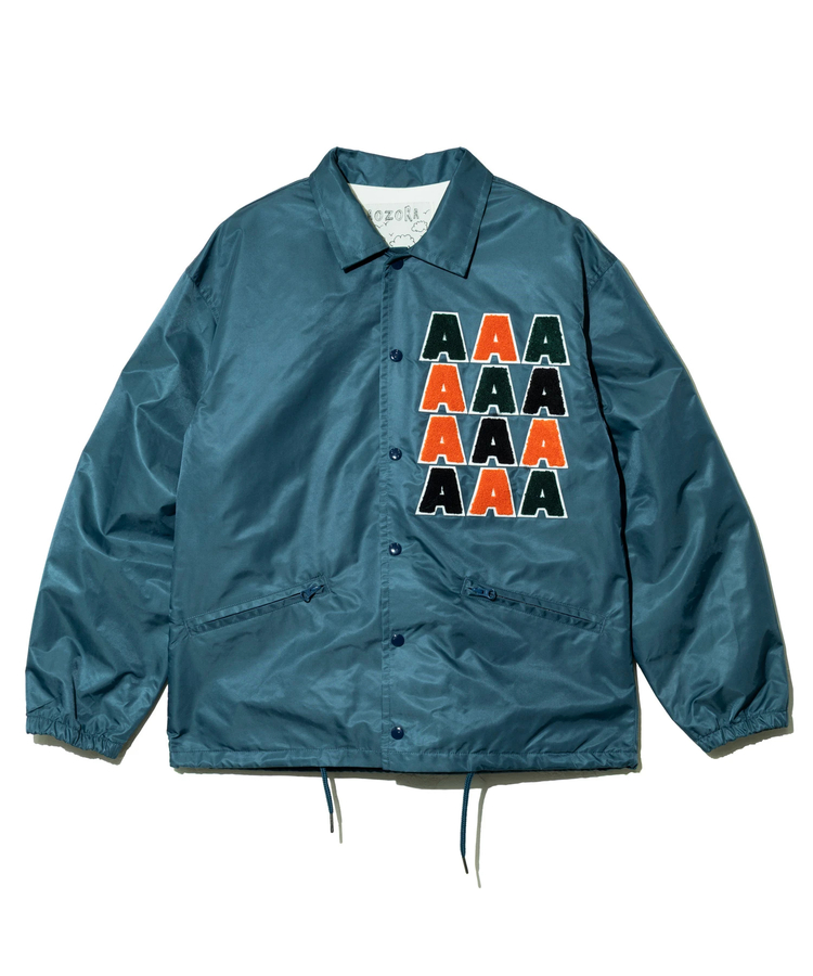 AOZORA BLUE HEAVEN(アオゾラ ブルー ヘヴン) |AOZORA ナイロンワッペンコーチJK -TATAMI shield- (MENS)