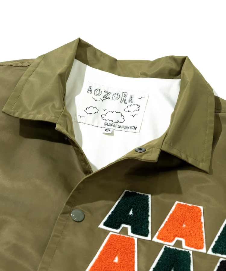 AOZORA BLUE HEAVEN(アオゾラ ブルー ヘヴン) |AOZORA ナイロンワッペンコーチJK -TATAMI shield- (MENS)