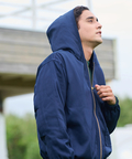 AOZORA BLUE HEAVEN(アオゾラ ブルー ヘヴン) |AOZORA L/oz T/CツイルZIPパーカ(MENS)
