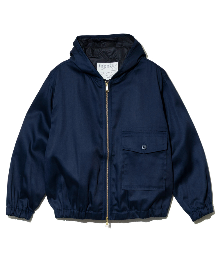 AOZORA BLUE HEAVEN(アオゾラ ブルー ヘヴン) |AOZORA L/oz T/CツイルZIPパーカ(MENS)