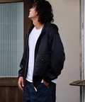 AOZORA BLUE HEAVEN(アオゾラ ブルー ヘヴン) |AOZORA L/oz T/CツイルZIPパーカ(MENS)