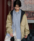 AOZORA BLUE HEAVEN(アオゾラ ブルー ヘヴン) |AOZORA L/oz T/CツイルZIPパーカ(MENS)