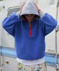 AOZORA BLUE HEAVEN(アオゾラ ブルー ヘヴン) |AOZORA フリースハーフZIPパーカ(MENS)