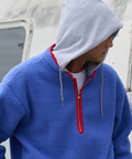 AOZORA BLUE HEAVEN(アオゾラ ブルー ヘヴン) |AOZORA フリースハーフZIPパーカ(MENS)