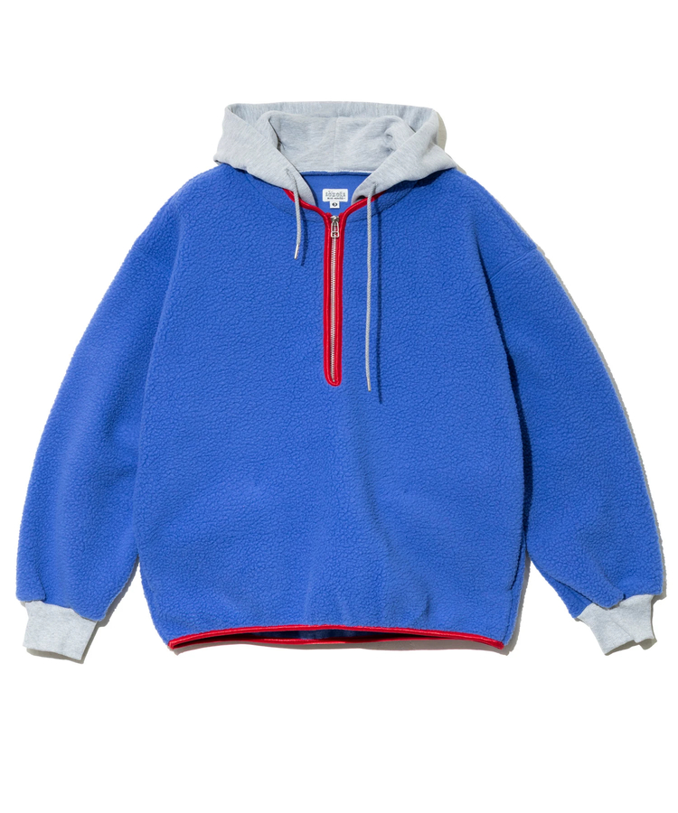 AOZORA BLUE HEAVEN(アオゾラ ブルー ヘヴン) |AOZORA フリースハーフZIPパーカ(MENS)