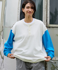 AOZORA BLUE HEAVEN(アオゾラ ブルー ヘヴン) |AOZORA 10s 天竺ベースボールヘンリー(MENS)