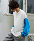AOZORA BLUE HEAVEN(アオゾラ ブルー ヘヴン) |AOZORA 10s 天竺ベースボールヘンリー(MENS)
