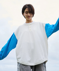 AOZORA BLUE HEAVEN(アオゾラ ブルー ヘヴン) |AOZORA 10s 天竺ベースボールヘンリー(MENS)