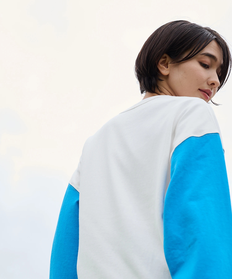 AOZORA BLUE HEAVEN(アオゾラ ブルー ヘヴン) |AOZORA 10s 天竺ベースボールヘンリー(MENS)