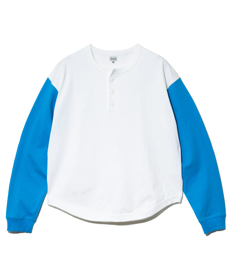 AOZORA BLUE HEAVEN(アオゾラ ブルー ヘヴン) |AOZORA 10s 天竺ベースボールヘンリー(MENS)