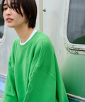 AOZORA BLUE HEAVEN(アオゾラ ブルー ヘヴン) |AOZORA トンプキン裏毛リメイク風トレーナー(MENS)
