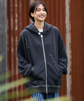 AOZORA BLUE HEAVEN(アオゾラ ブルー ヘヴン) |AOZORA トンプキン裏毛ジグザクステッチZIPパーカ(MENS)