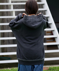 AOZORA BLUE HEAVEN(アオゾラ ブルー ヘヴン) |AOZORA トンプキン裏毛ジグザクステッチZIPパーカ(MENS)