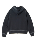 AOZORA BLUE HEAVEN(アオゾラ ブルー ヘヴン) |AOZORA トンプキン裏毛ジグザクステッチZIPパーカ(MENS)