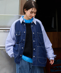 AOZORA BLUE HEAVEN(アオゾラ ブルー ヘヴン) |AOZORA オックスラグランカバーオールシャツ(MENS)