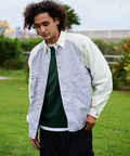 AOZORA BLUE HEAVEN(アオゾラ ブルー ヘヴン) |AOZORA オックスラグランカバーオールシャツ(MENS)