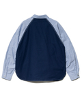 AOZORA BLUE HEAVEN(アオゾラ ブルー ヘヴン) |AOZORA オックスラグランカバーオールシャツ(MENS)