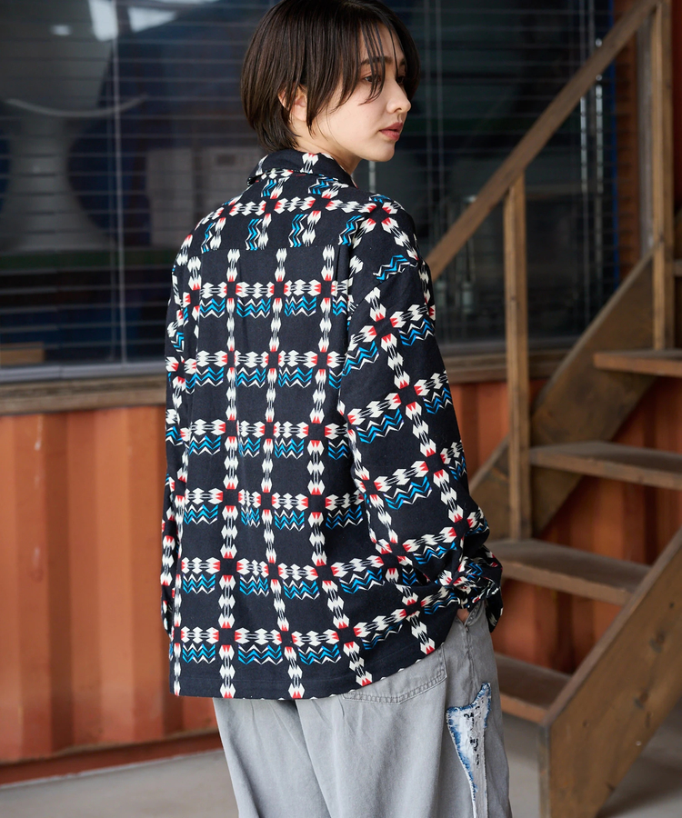 AOZORA BLUE HEAVEN(アオゾラ ブルー ヘヴン) |AOZORA ネルPT.OPシャツ (MENS)