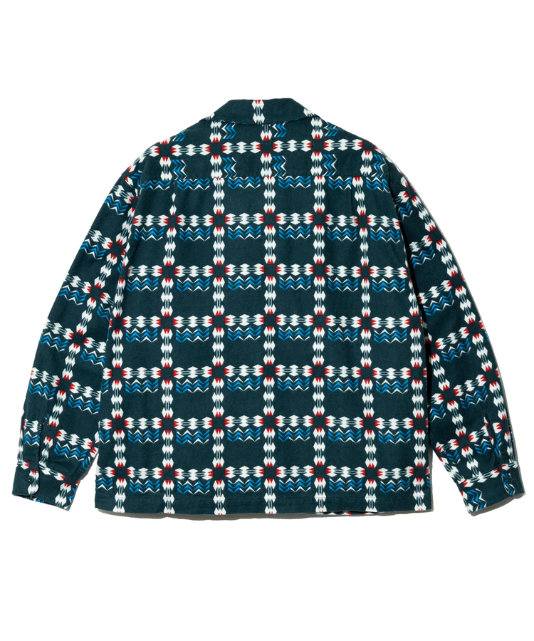 AOZORA BLUE HEAVEN(アオゾラ ブルー ヘヴン) |AOZORA ネルPT.OPシャツ (MENS)