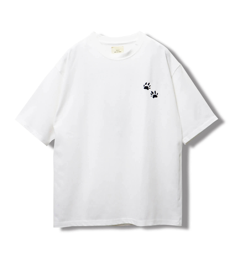 フランス発 Sandro シンプルなこだわりのレザーロゴ付き Tシャツ Sandro T-Shirt with Rhinestone Trim | Saks Fifth Avenue