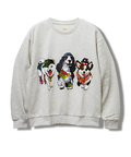 CORISCO(コリスコ) |CORISCO前後犬猫柄裏起毛トレーナー(MENS)(WOMENS)