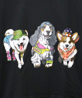 CORISCO(コリスコ) |CORISCO前後犬猫柄裏起毛トレーナー(MENS)(WOMENS)