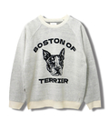 CORISCO(コリスコ) |CORISCOニットソー動物柄ラグランクルー(MENS)(WOMENS)