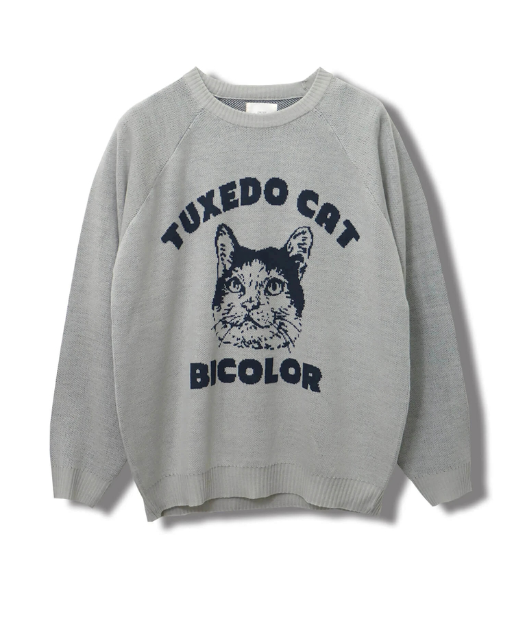 CORISCO(コリスコ) |CORISCOニットソー動物柄ラグランクルー(MENS)(WOMENS)