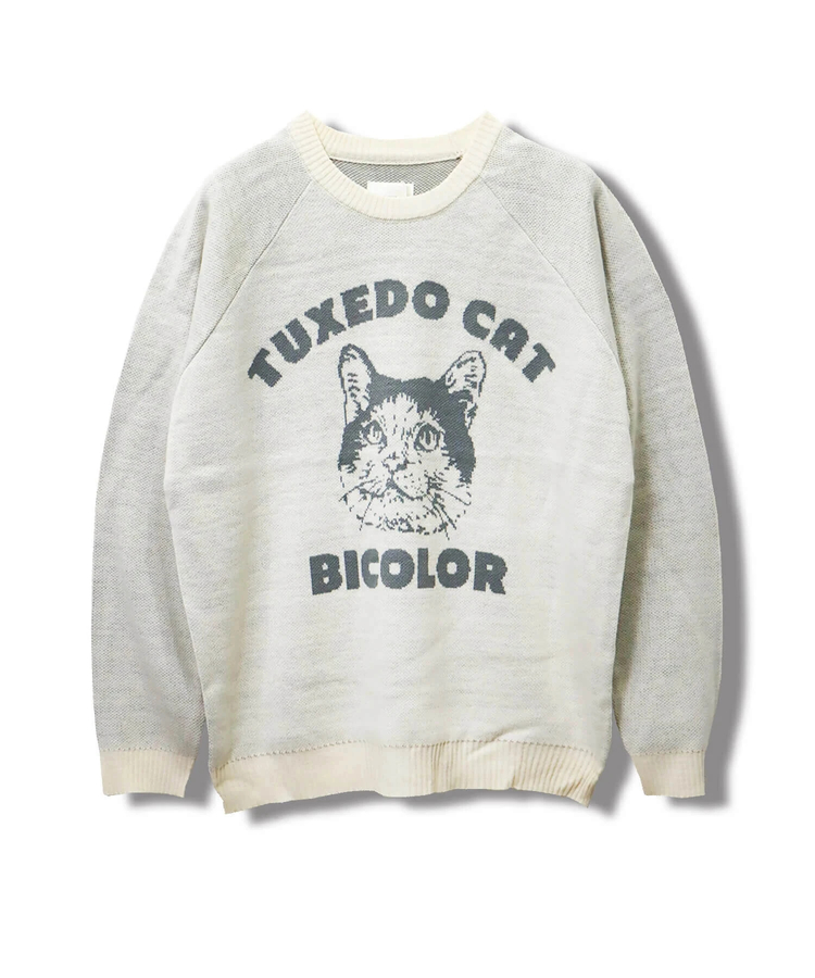 CORISCO(コリスコ) |CORISCOニットソー動物柄ラグランクルー(MENS)(WOMENS)