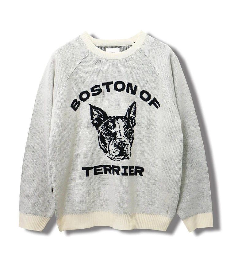 CORISCO(コリスコ) |CORISCOニットソー動物柄ラグランクルー(MENS)(WOMENS)