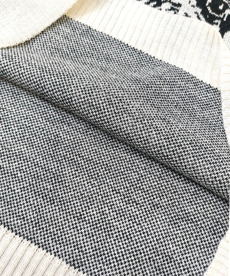 CORISCO(コリスコ) |CORISCOニットソー動物柄ラグランクルー(MENS)(WOMENS)