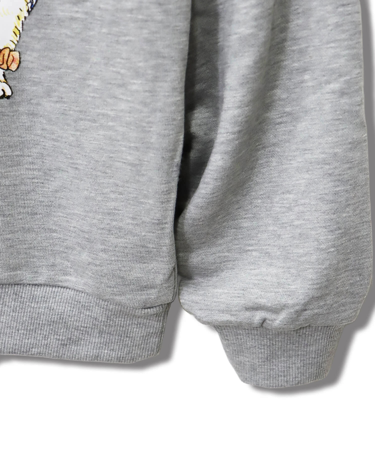 CORISCO(コリスコ) |CORISCO前後犬猫柄裏毛クルートレーナー(MENS)(WOMENS)
