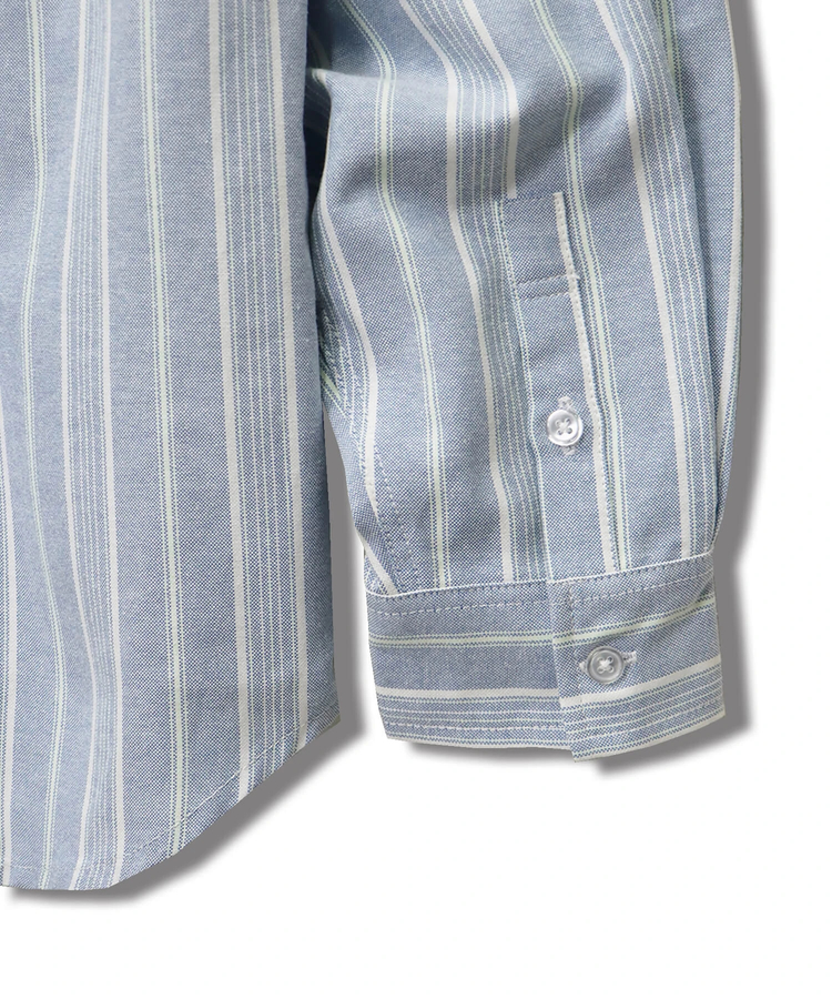 ROUGH TRADEオックス長袖レギュラーカラーシャツ(MENS)(WOMENS