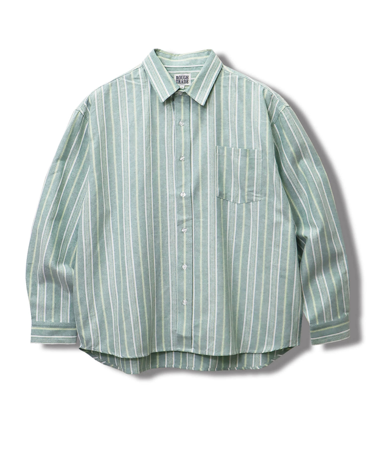 ROUGH TRADEオックス長袖レギュラーカラーシャツ(MENS)(WOMENS