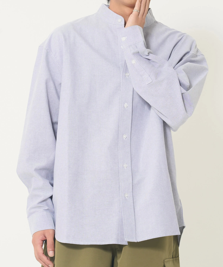 CORISCO(コリスコ) |ROUGH TRADEオックス長袖バンドカラーシャツ(MENS)(WOMENS)