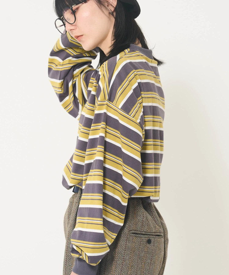 CORISCO(コリスコ) |ROUGH TRADEマルチボーダーロンTEE(MENS)(WOMENS)