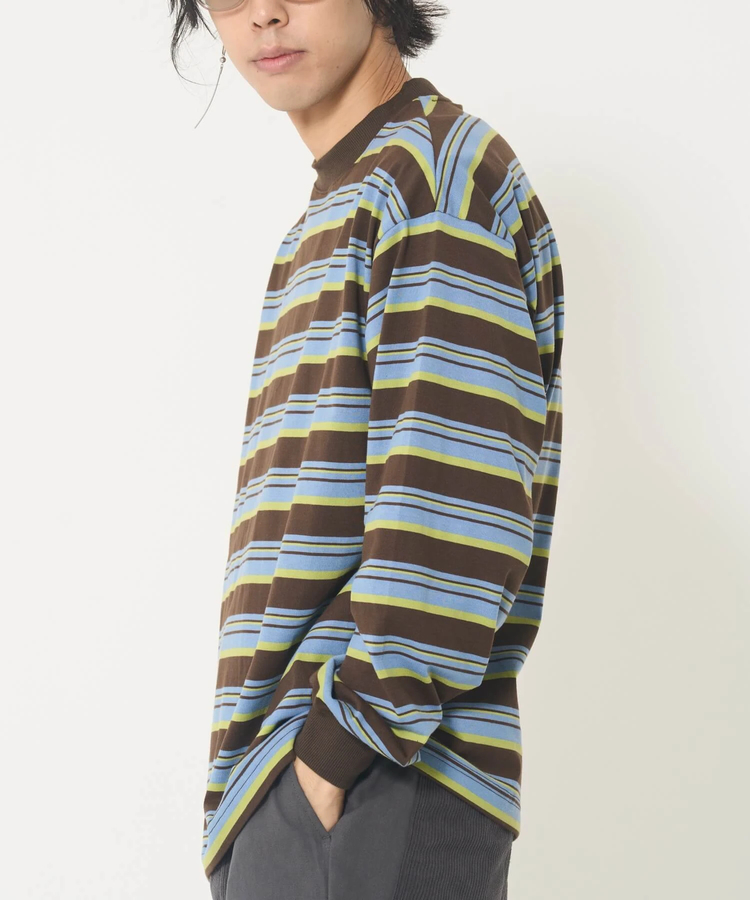 CORISCO(コリスコ) |ROUGH TRADEマルチボーダーロンTEE(MENS)(WOMENS)