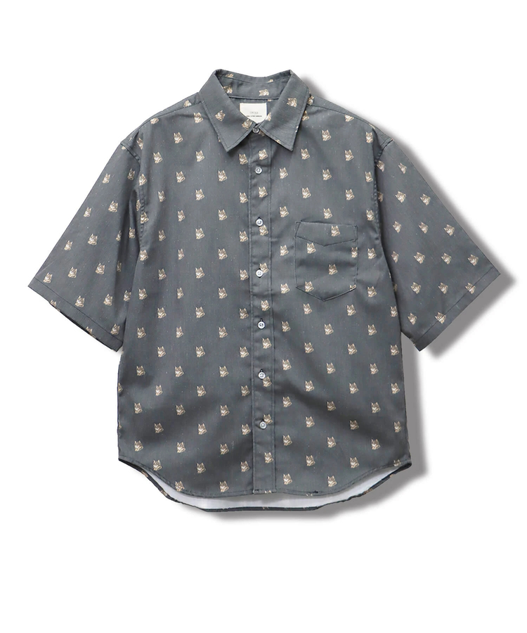 CORISCO(コリスコ) |CORISCO ツイルアニマル柄半袖シャツ(MENS)(WOMENS)