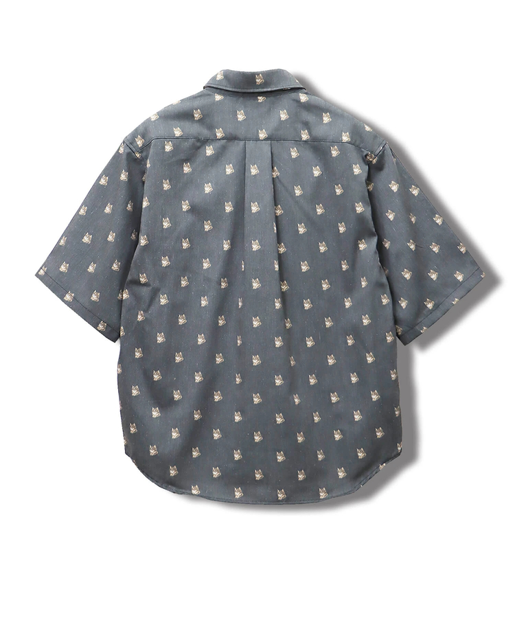 CORISCO(コリスコ) |CORISCO ツイルアニマル柄半袖シャツ(MENS)(WOMENS)