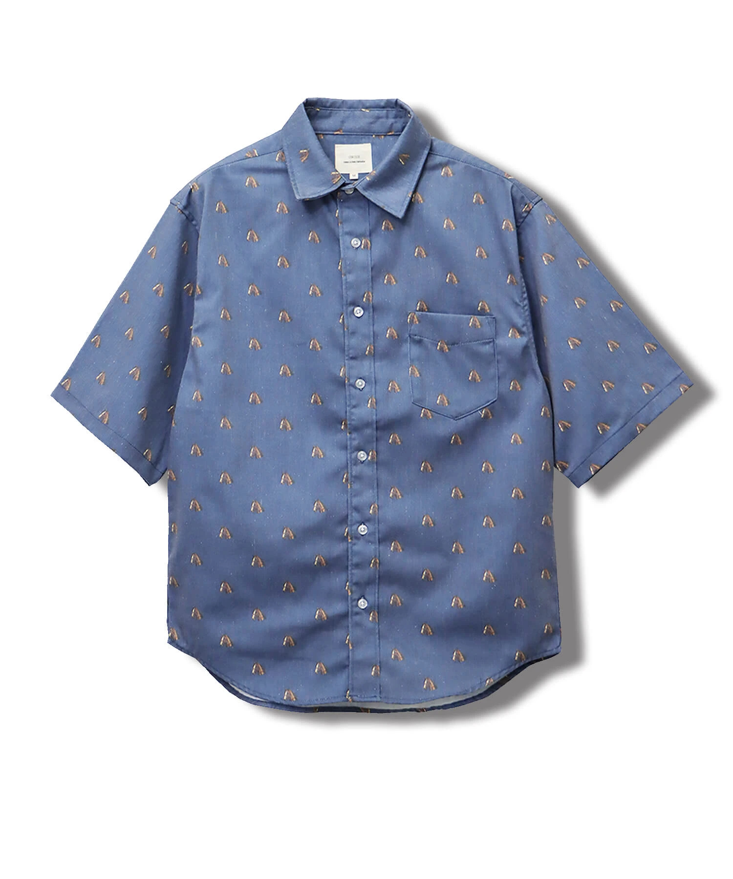 amok トラ柄 半袖シャツ M CORISCO ツイルアニマル柄半袖シャツ(MENS)(WOMENS