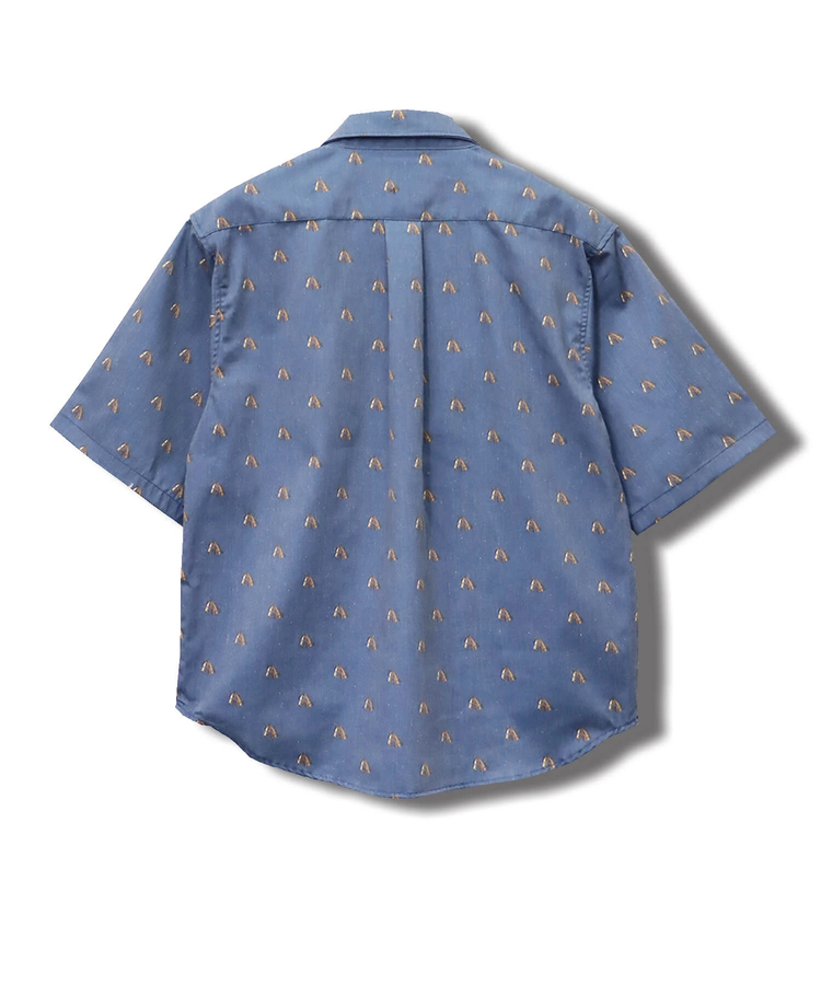 CORISCO(コリスコ) |CORISCO ツイルアニマル柄半袖シャツ(MENS)(WOMENS)