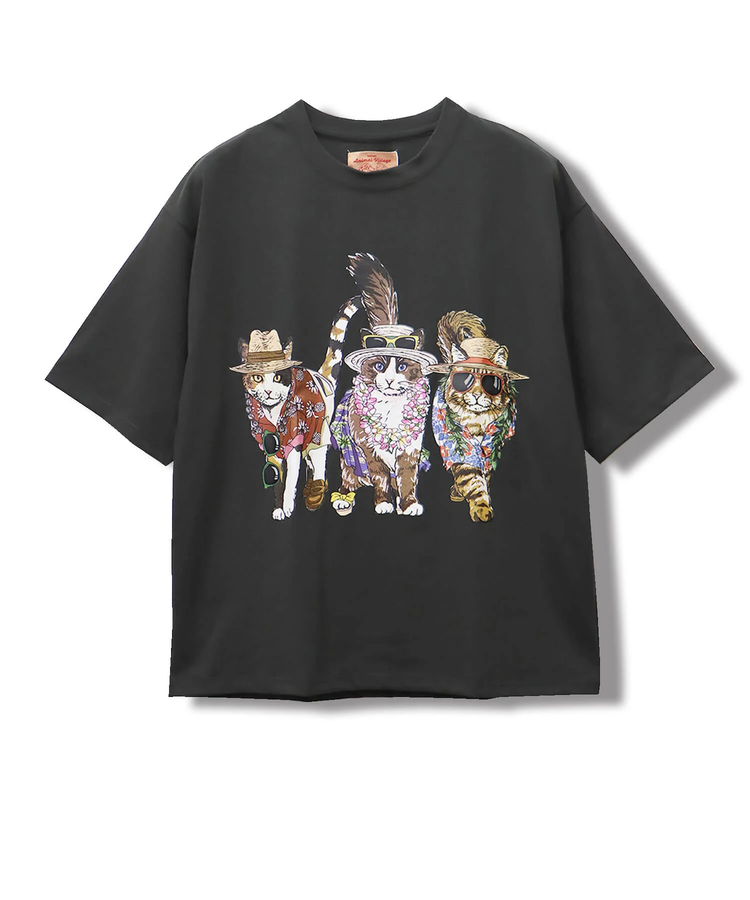 CORISCOアニマルリゾート柄TEE(MENS)(WOMENS)｜ファッション通販