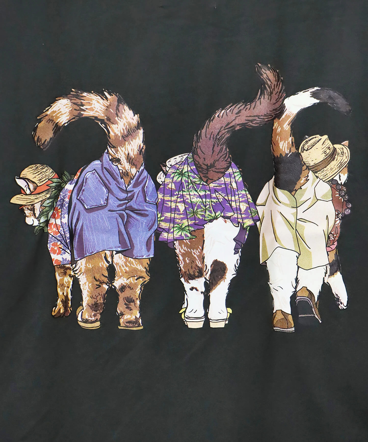 CORISCOアニマルリゾート柄TEE(MENS)(WOMENS)｜ファッション通販