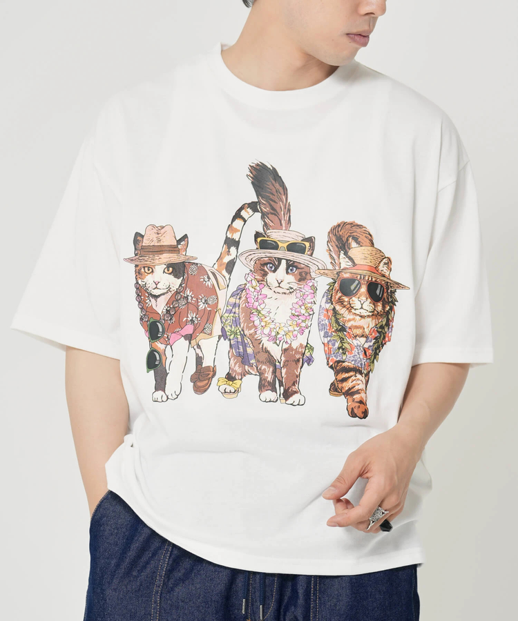 CORISCO(コリスコ) |CORISCOアニマルリゾート柄TEE(MENS)(WOMENS)