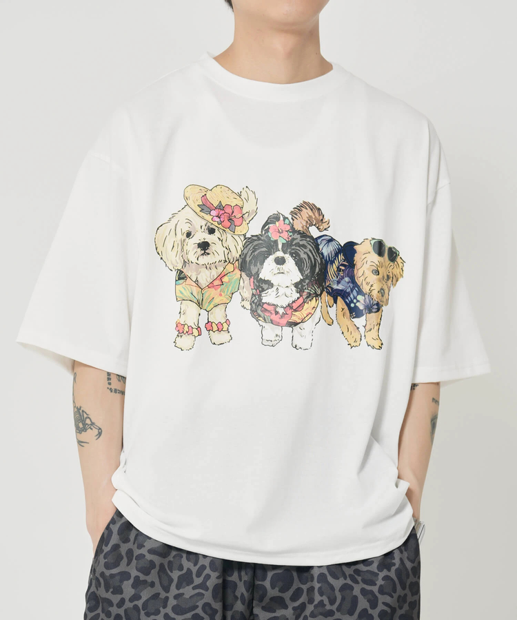 CORISCO(コリスコ) |CORISCOアニマルリゾート柄TEE(MENS)(WOMENS)