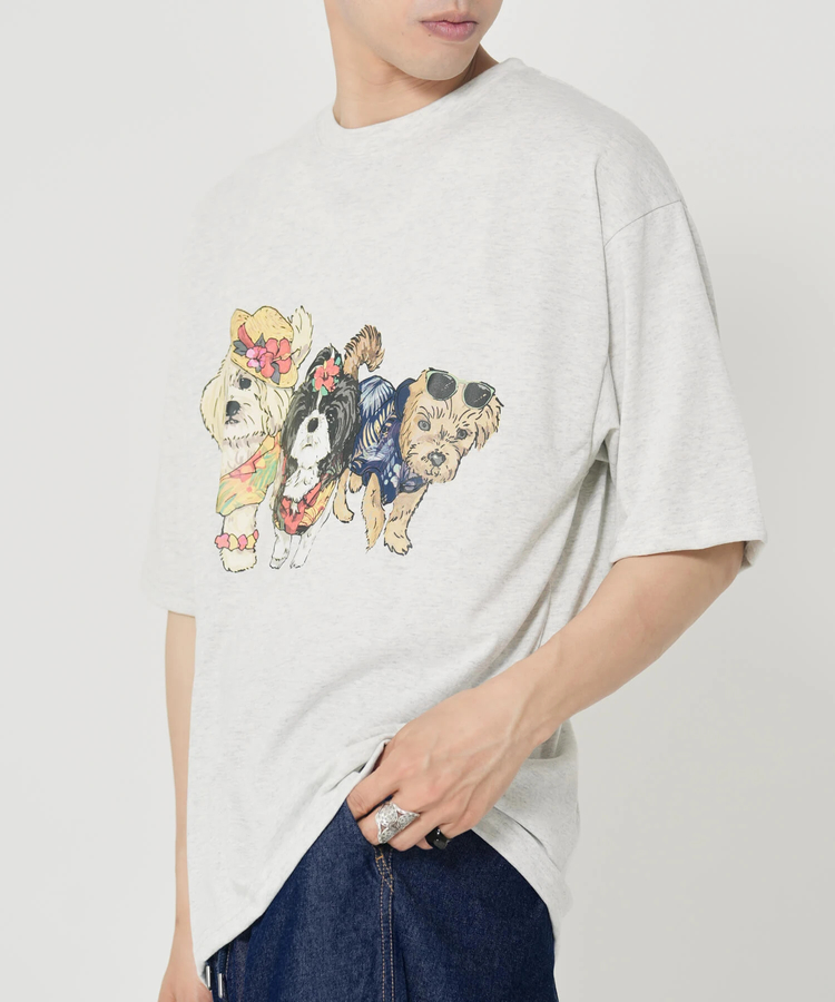 CORISCO(コリスコ) |CORISCOアニマルリゾート柄TEE(MENS)(WOMENS)