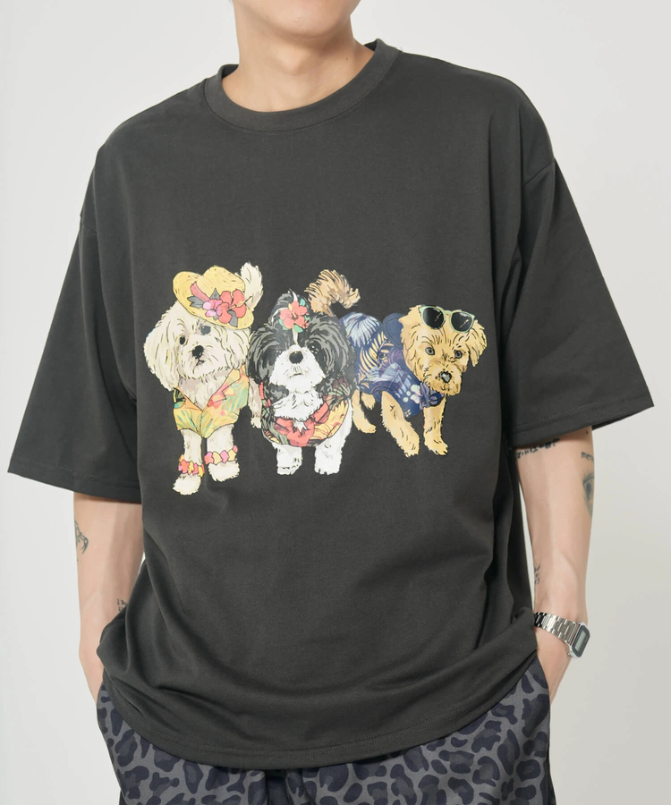 CORISCO(コリスコ) |CORISCOアニマルリゾート柄TEE(MENS)(WOMENS)